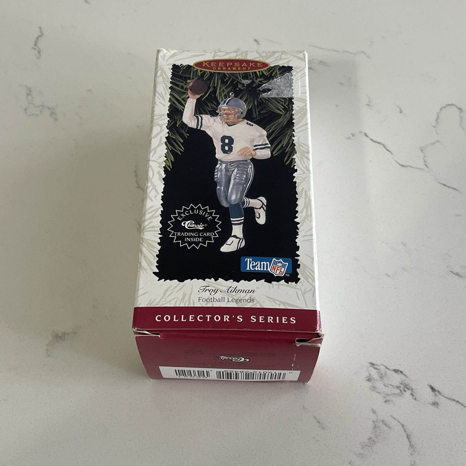 1996 Hallmark Keepsake Ornament Troy Aikman 2nd in 
