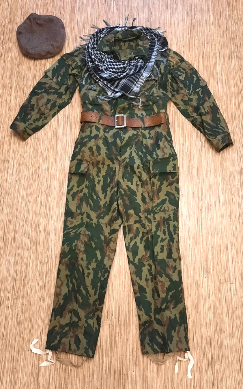 RARE Military Tajikistan\'s Opposition Russian Woodland Camo Uniform Set M size