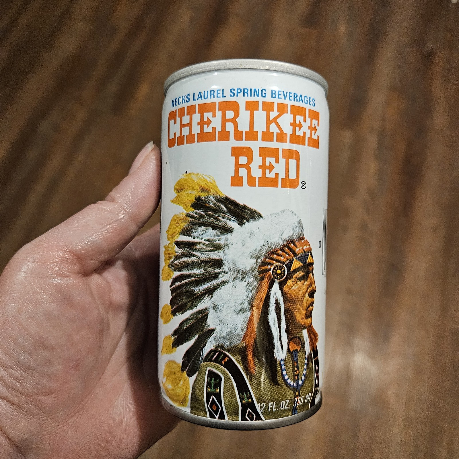 Cherikee Red Kecks Laurel Spring Beverages Vintage Empty Can
