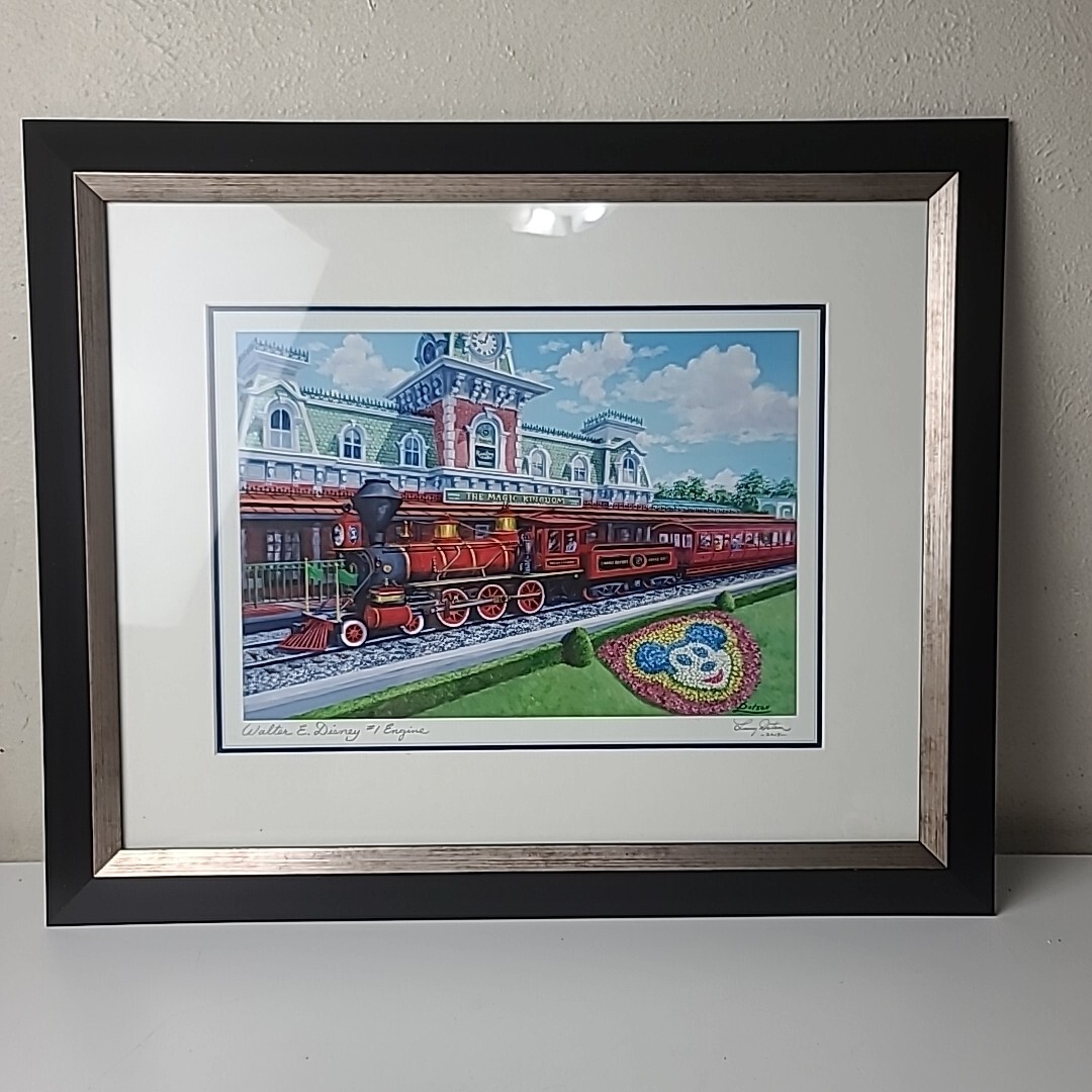 Disney Parks Walter E. Disney #1 Engine Larry Dotson Signed 23\