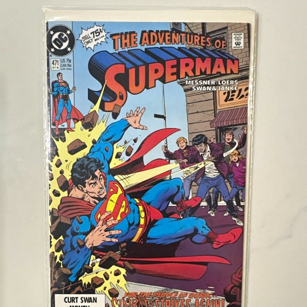 The Adventures of Superman #471 - DC Comics 1990 Copper Age Direct Edition