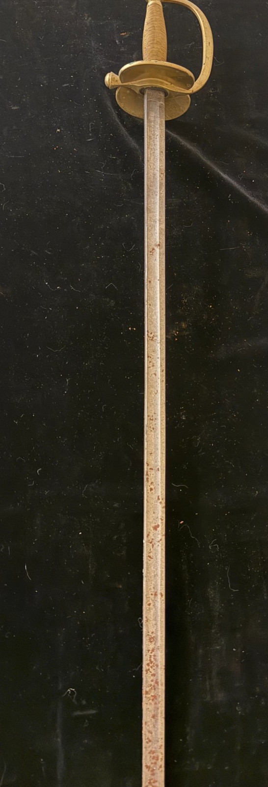 US Civil War M1840 NCO Sword Ames Mfg Co 1858 ADK Stamped Pre War Antique