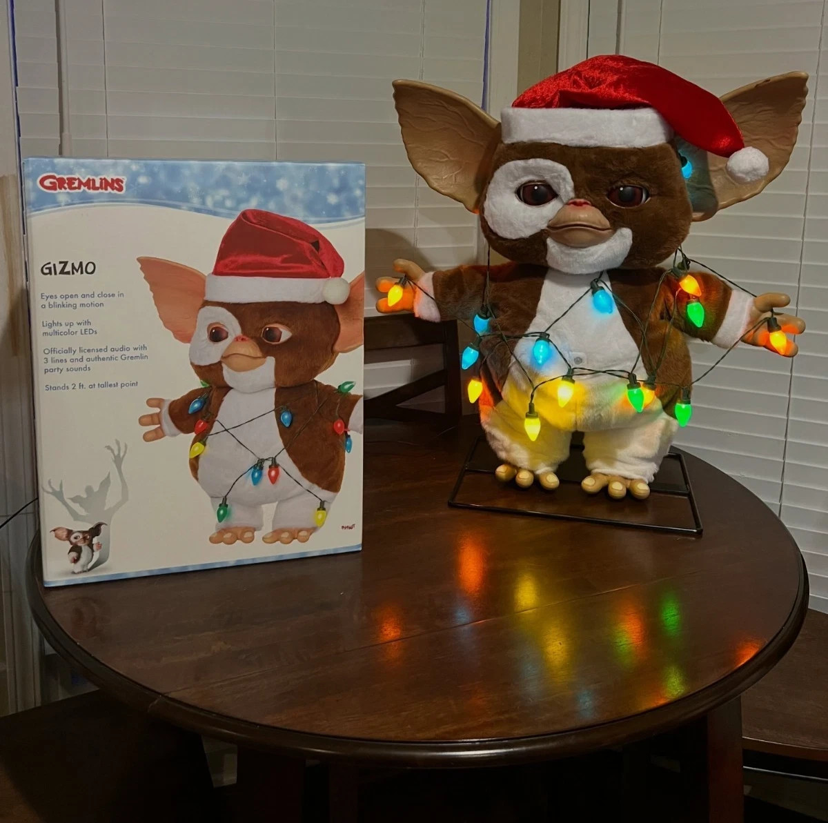 2 FT ANIMATED GIZMO FROM GREMLINS ANIMATRONIC CHRISTMAS PROP