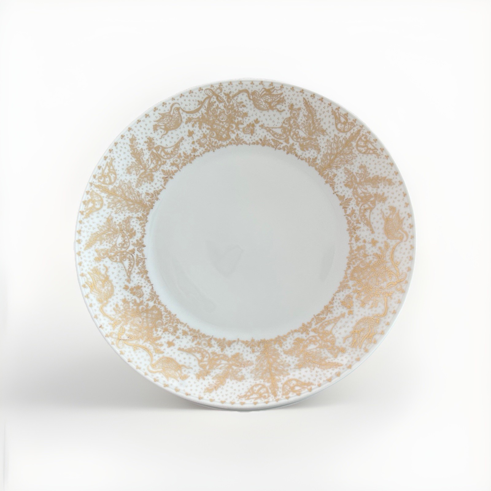 Rosenthal Continental Idyll Gold Dinner Plate(s) 9 3/4” Set of 10 - Germany VTG