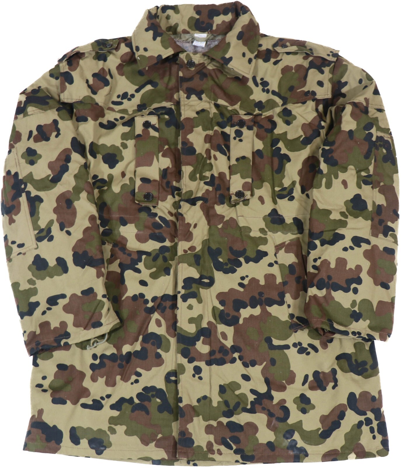 Large Romanian Army M94 / M93 Camo Winter Parka Liner and Hood Military Jacket