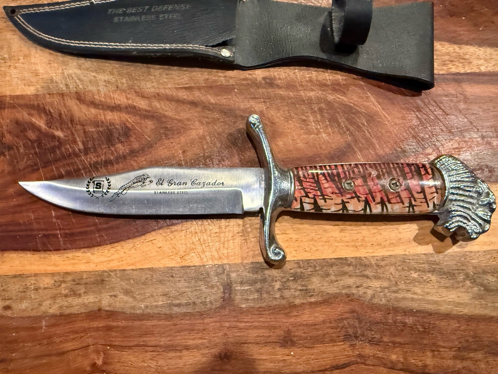 Vintage Nieto Cuchillo Linea Gran Cazador 5.5 With Rare Sheath