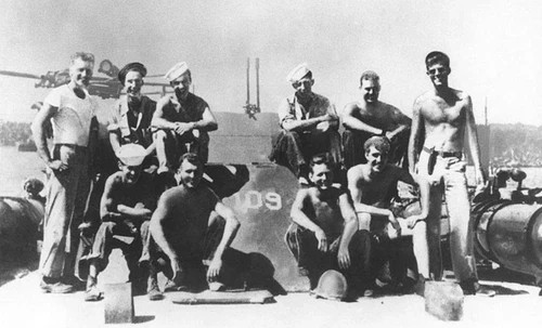 Historic John F Kennedy With WWII Navy Sailors Aboard PT Boat JFK  Photo 8x10