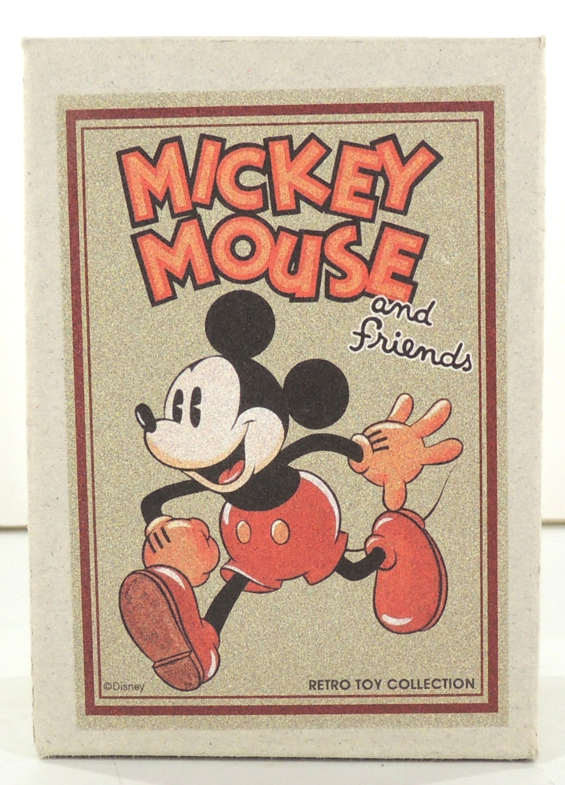 Mickey Mouse and Friends Retro Toy Collection Wind-Up Tin Toy New in Box Works