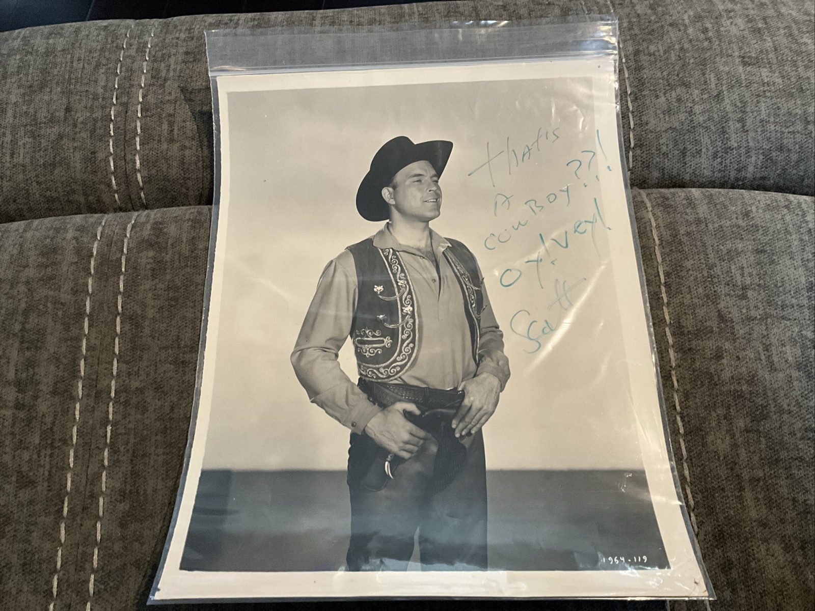 Scott Brady Autographed 8x10