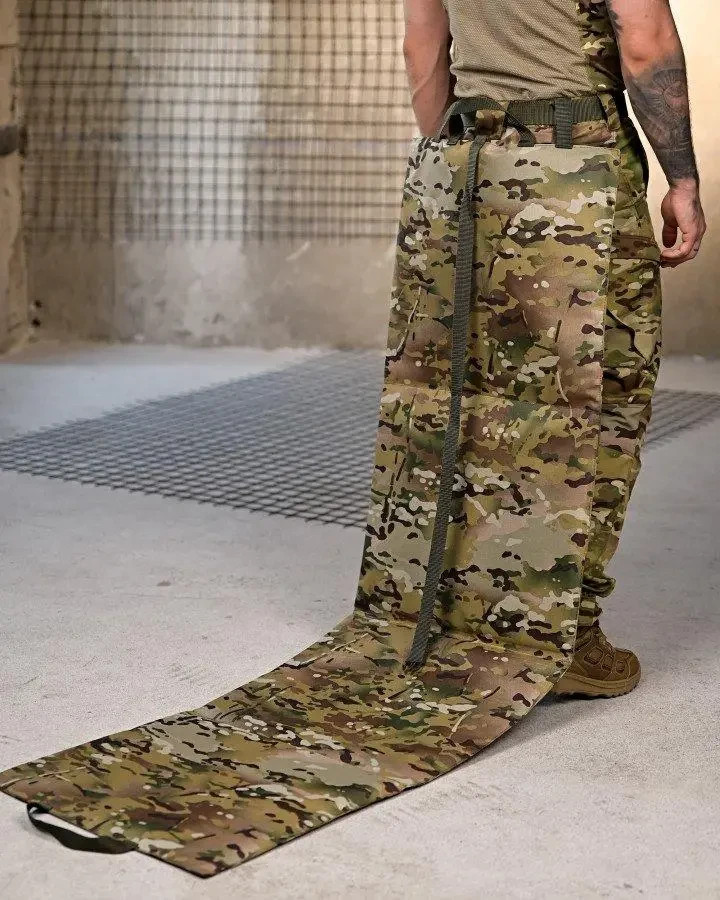 Tactical multicam bed, multicam 4-section bed, multicam military seat, 4-sec💙💛