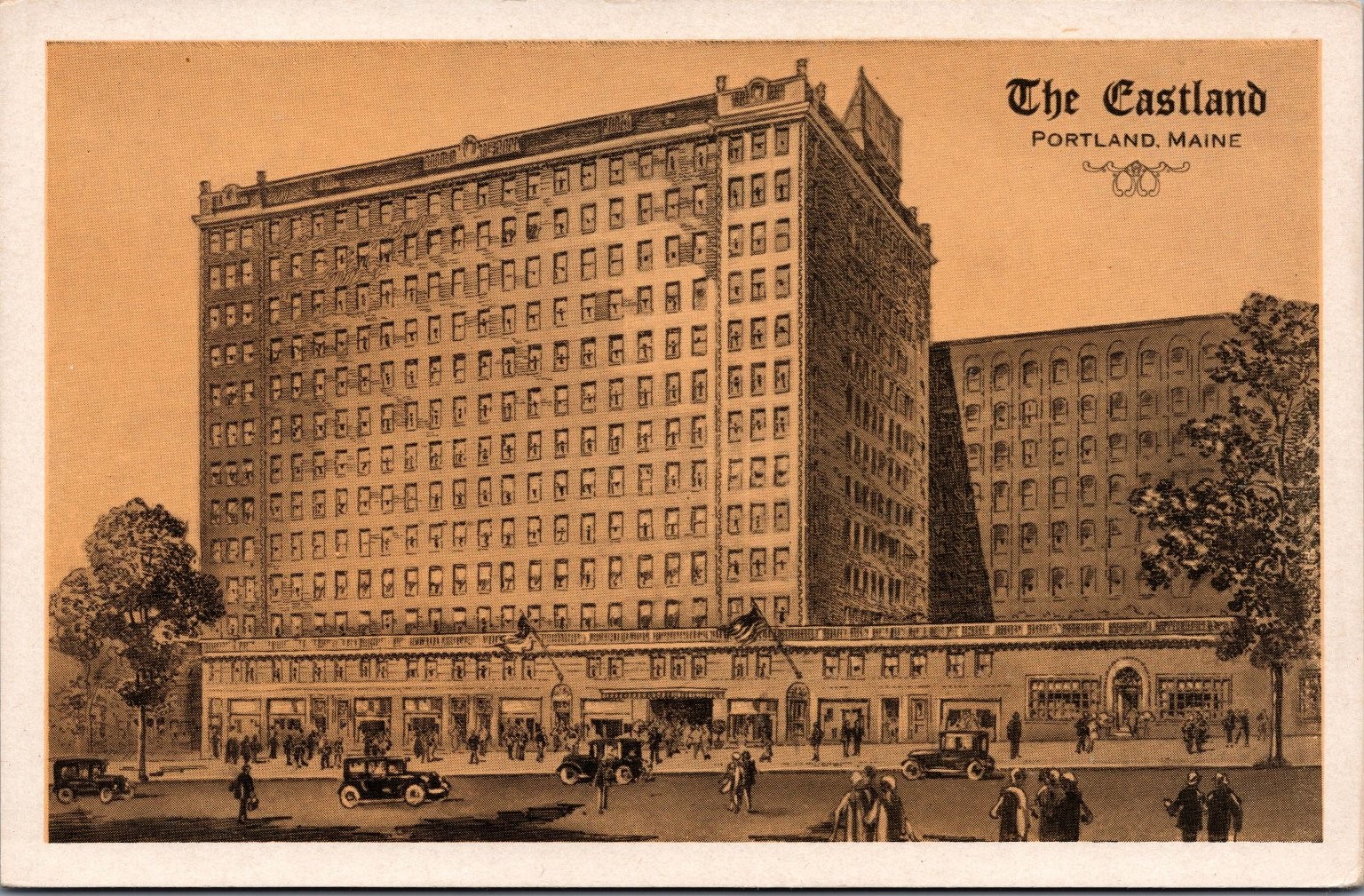 Vintage Postcard The Eastland Hotel Portland Maine Rines Hotels Lumitone Vintage Postcard The Eastland Hotel Portland Maine Rines Hotels Lumitone