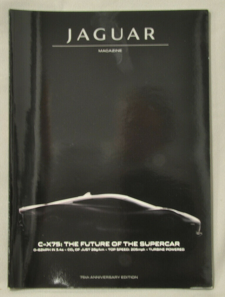 Jaguar Magazine 75th anniversary featuring C-X75 Issue 2, 2010