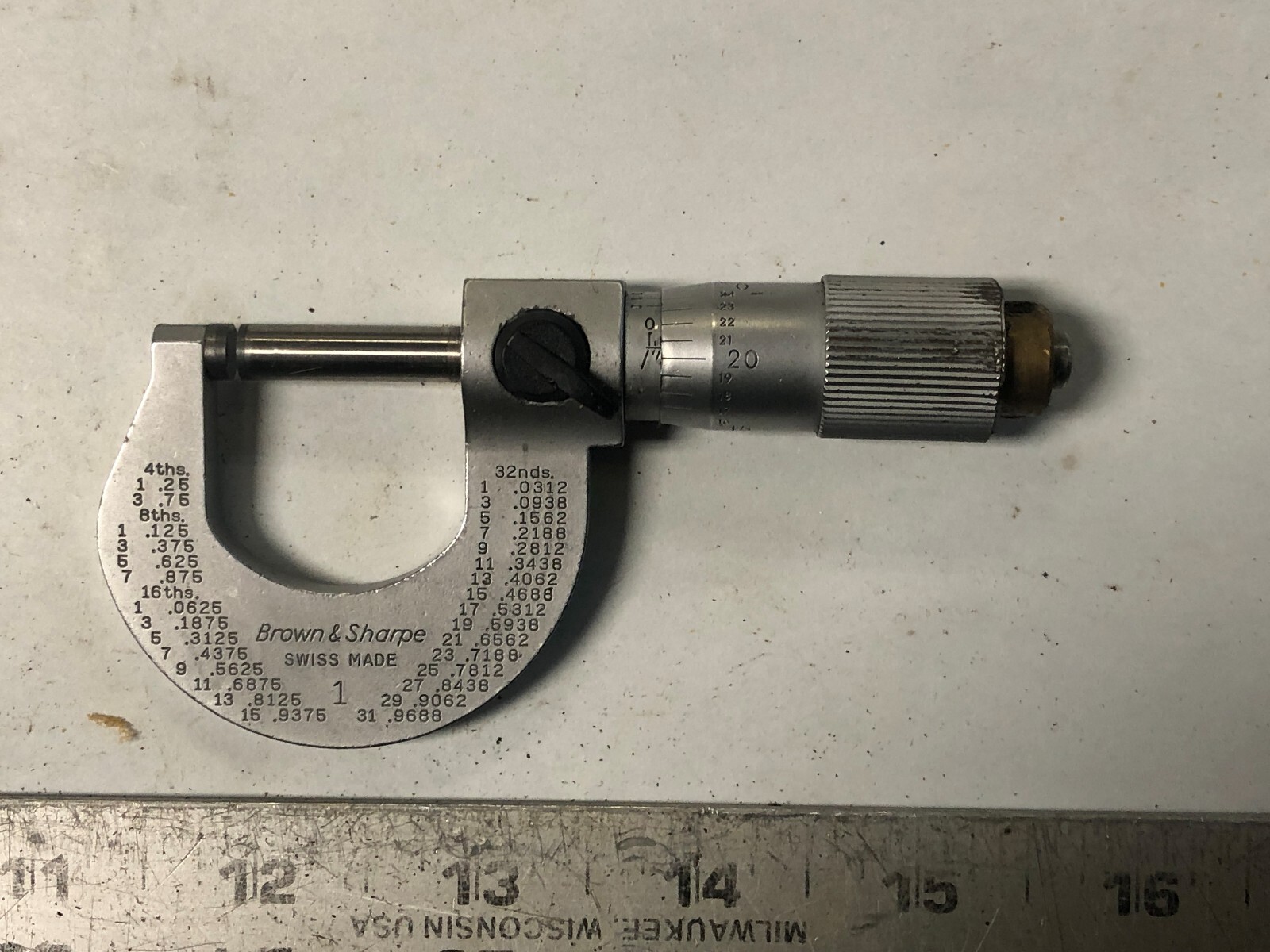 MACHINIST DrZz LATHE Brown & Sharpe #1    1\