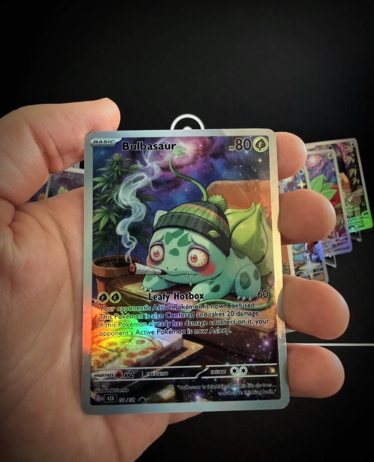 420-Themed Custom Trading Cards | Singles | Anime-Inspired Fan Art | Collection 420-Themed Custom Trading Cards | Singles | Anime-Inspired Fan Art | Collection