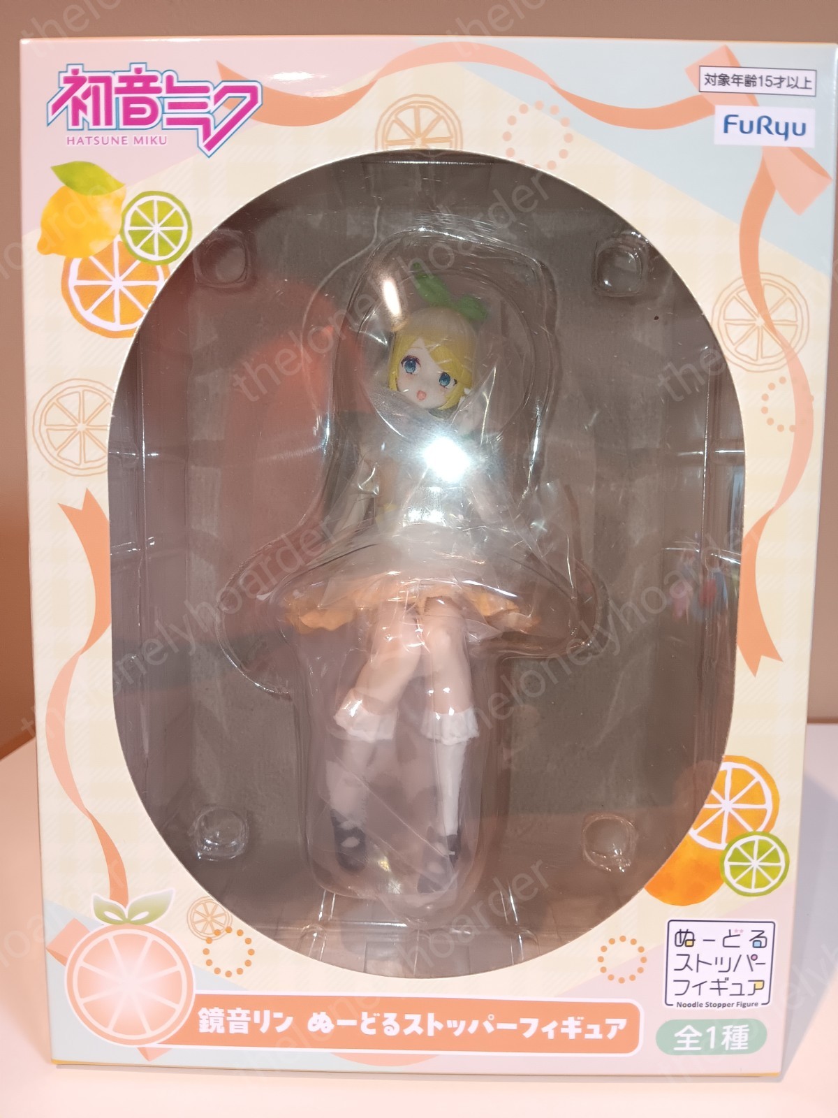 Citrus Miku Kagamine Rin Noodle Stopper Figure Lemon Ver. New FuRyu US Seller