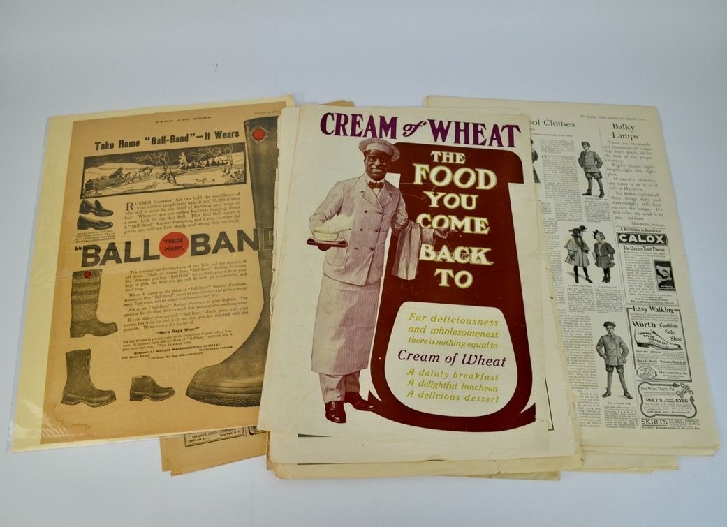 Vintage 1920s Magazine Advertising Pages Lot Cream Of Wheat & More