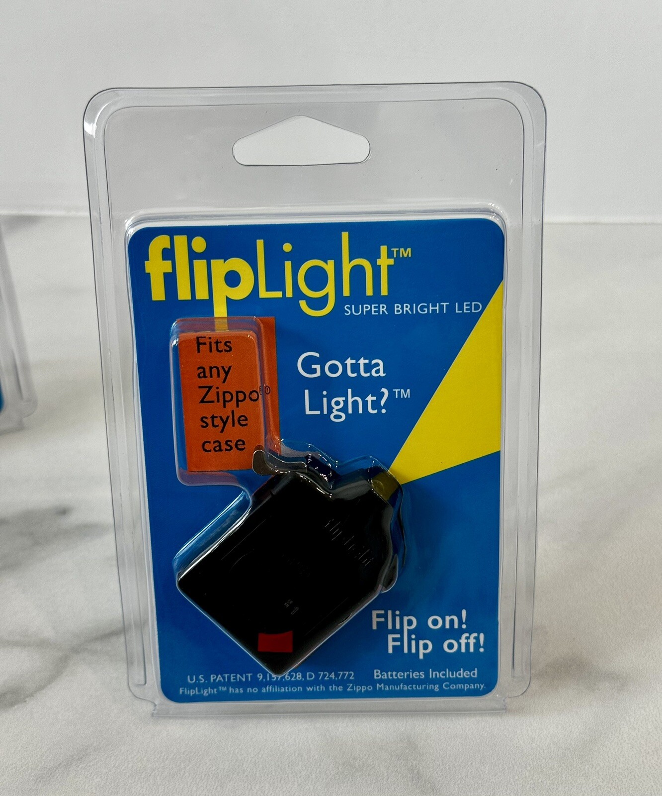 FlipLight Super Bright LED Flashlight for ZIPPO Lighters ,