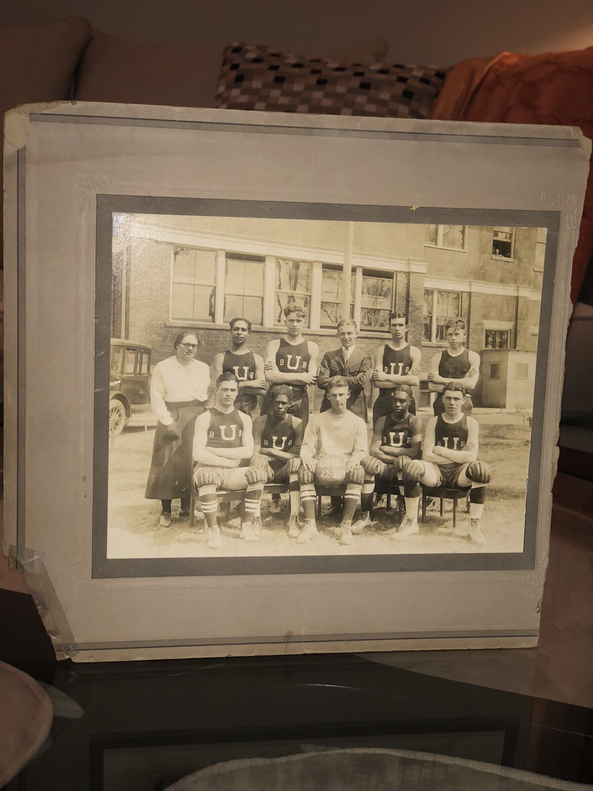 1922~100+ Years Old-UHS-BUB~Integrated Basketball Team~African American  Players