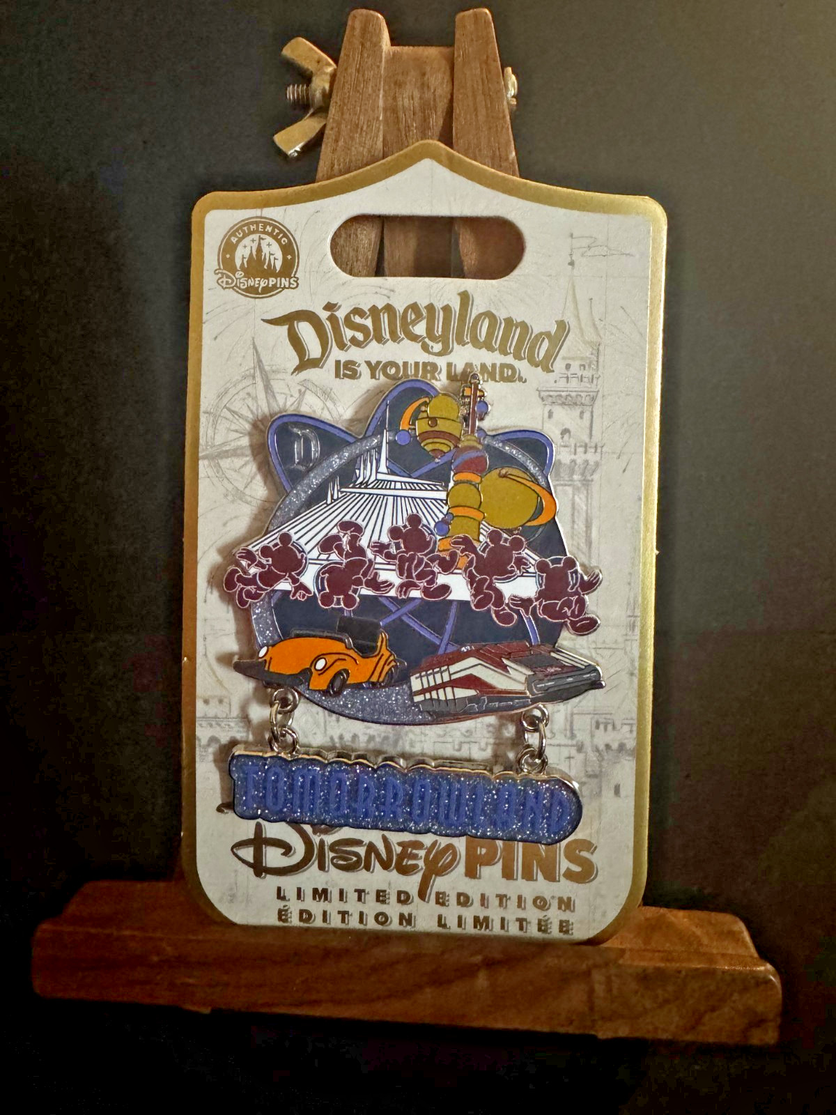Disney Parks Pin - Tomorrowland – Disneyland Is Your Land LE 3000 2/6 Disney Parks Pin - Tomorrowland – Disneyland Is Your Land LE 3000 2/6