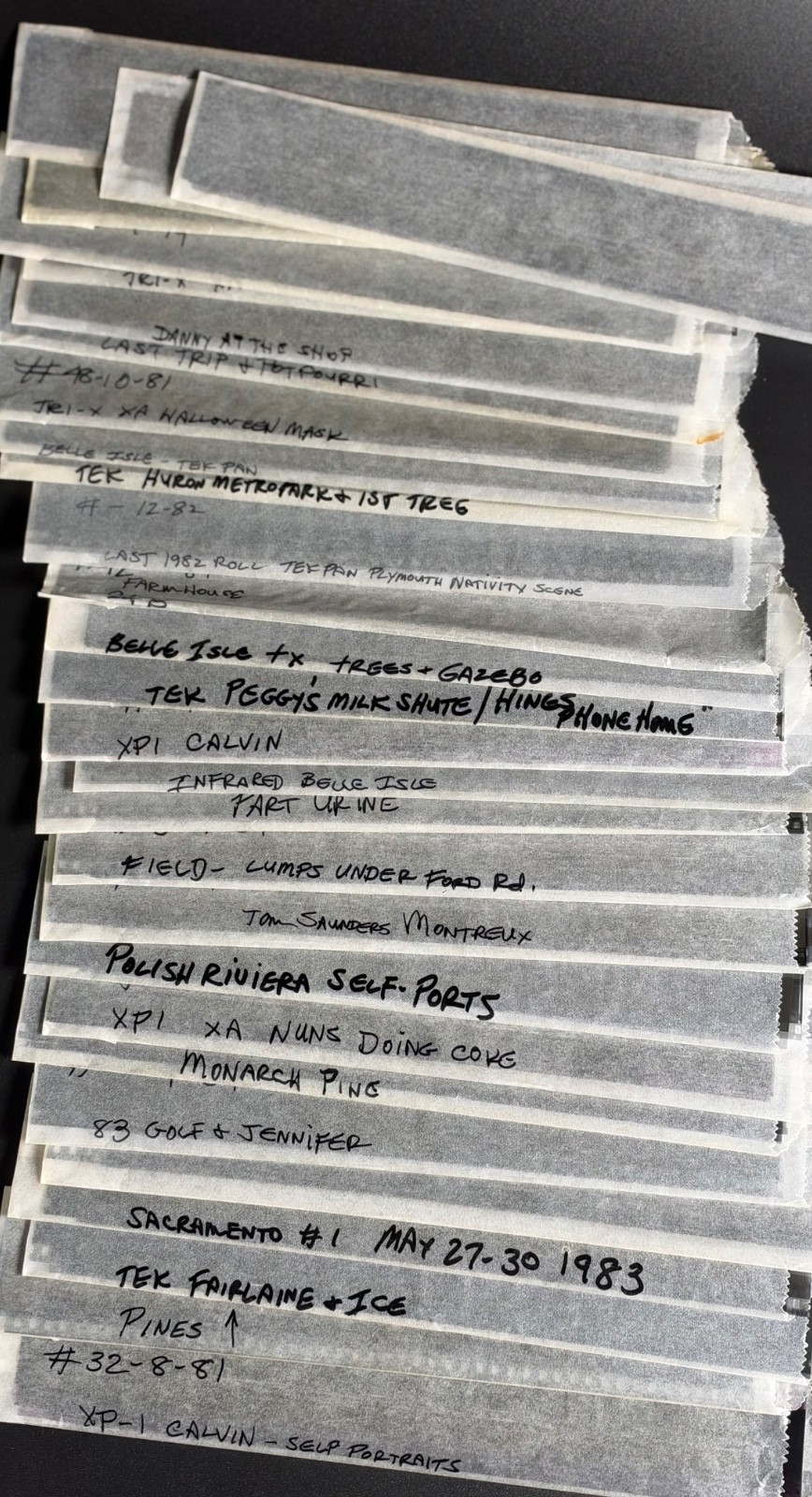 Lot of 30 rolls of 35mm film negatives-Professional Photographer Archive-1980\'s