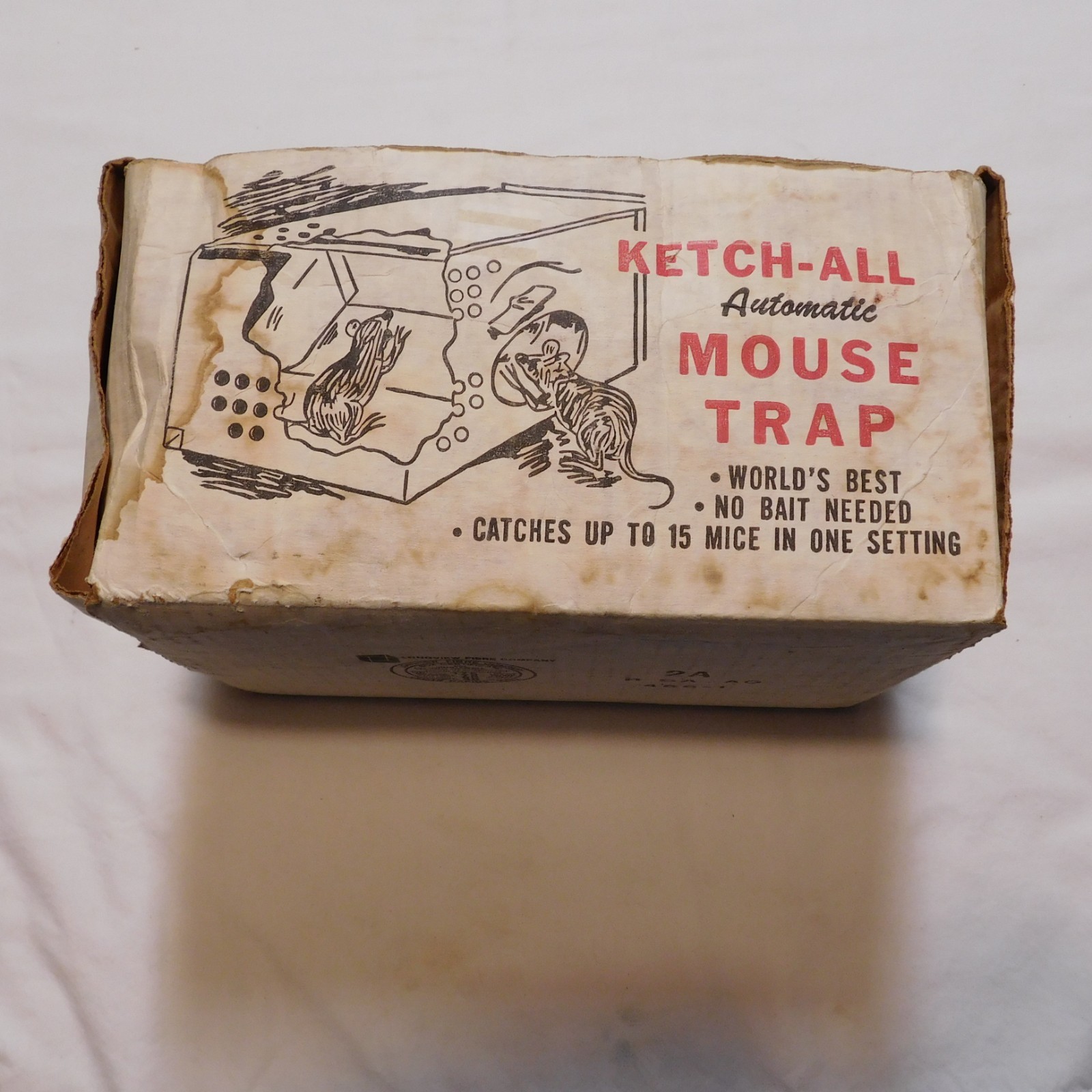 Vintage Collectable Ketch-All Automatic Mouse Trap Original Box