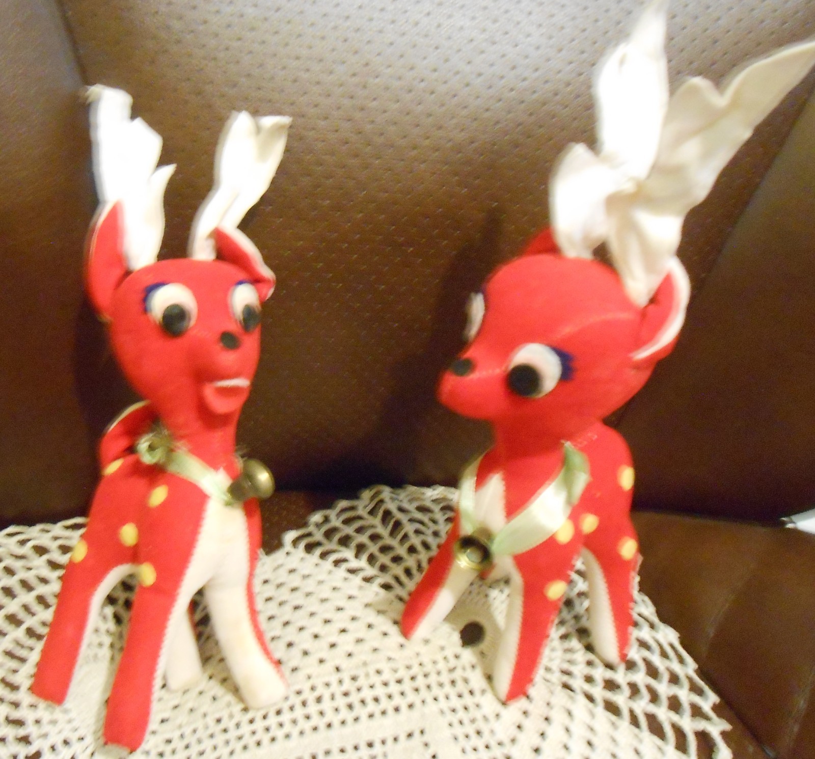 Vintage Christmas Felt Reindeer Vintage Christmas Felt Reindeer