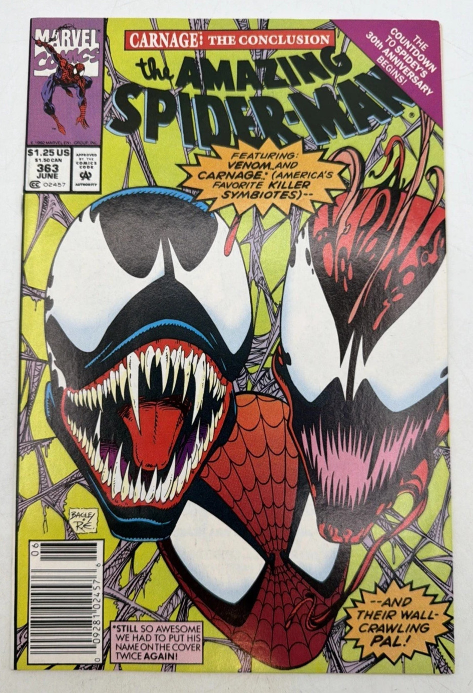 1992 The Amazing Spider-Man #363 (Marvel) \