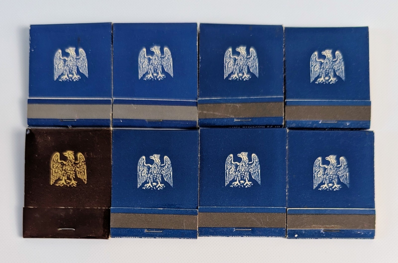 Vintage Federal City Club Washington DC Matchbooks Lot of 8 1960s 1970s