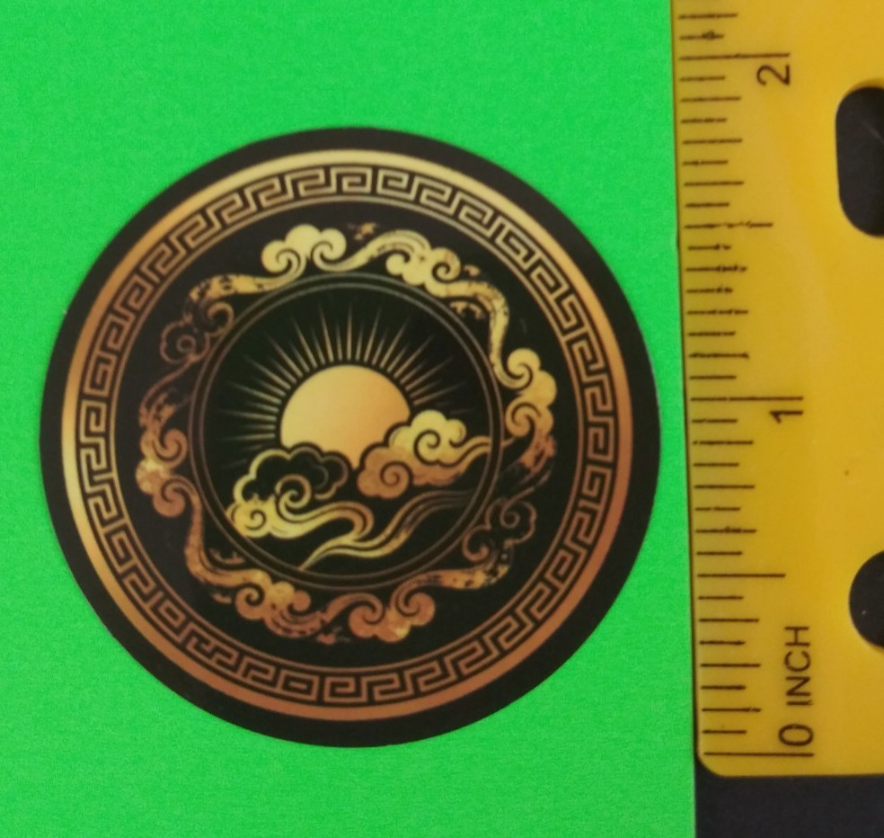 Beautiful Sunset Clouds Sticker (W)