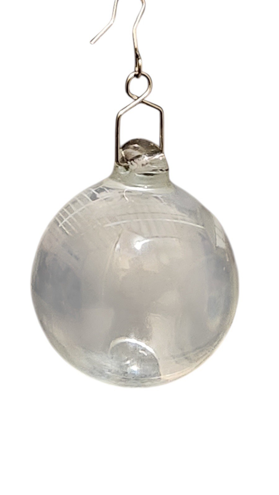 Hooked Crystal Glass Prism Clear Chandelier  Pendant Sphere Ball 5” Round