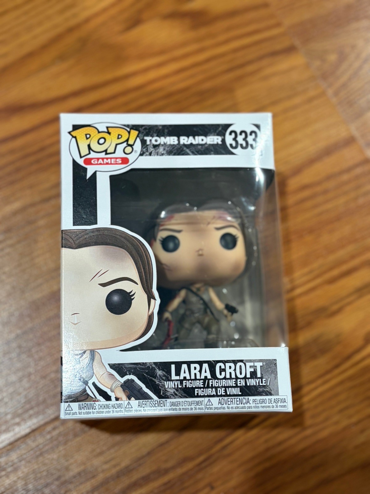 Funko Pop Games #333 Lara Croft Tomb Raider Damaged Box