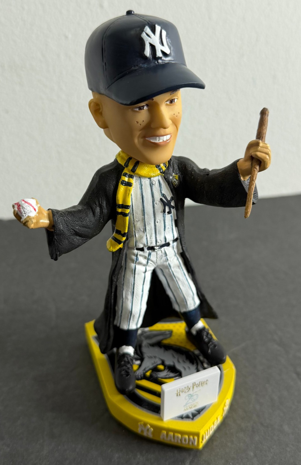 Aaron Judge Harry Potter Bobblehead Hufflepuff New York Yankees SGA 2026 Yellow
