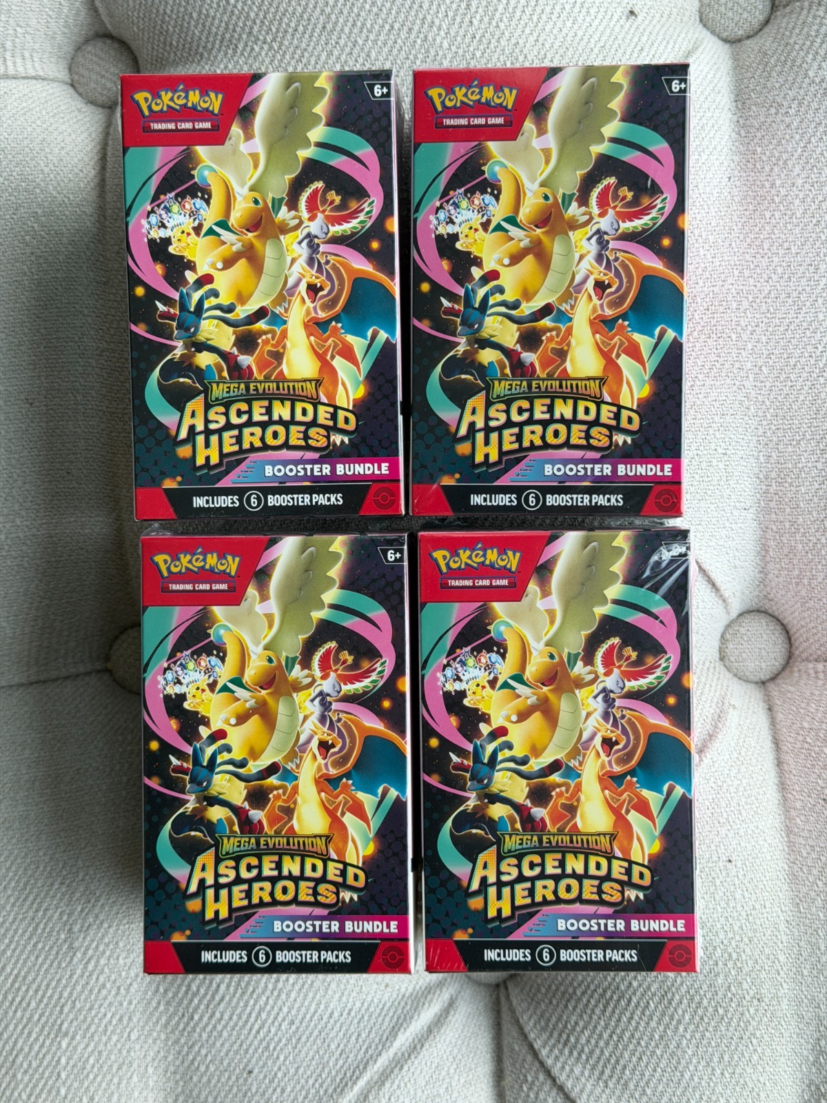 Pokémon TCG Mega Evolution Ascended Heroes Booster Bundle x4 Sealed (24 Packs)