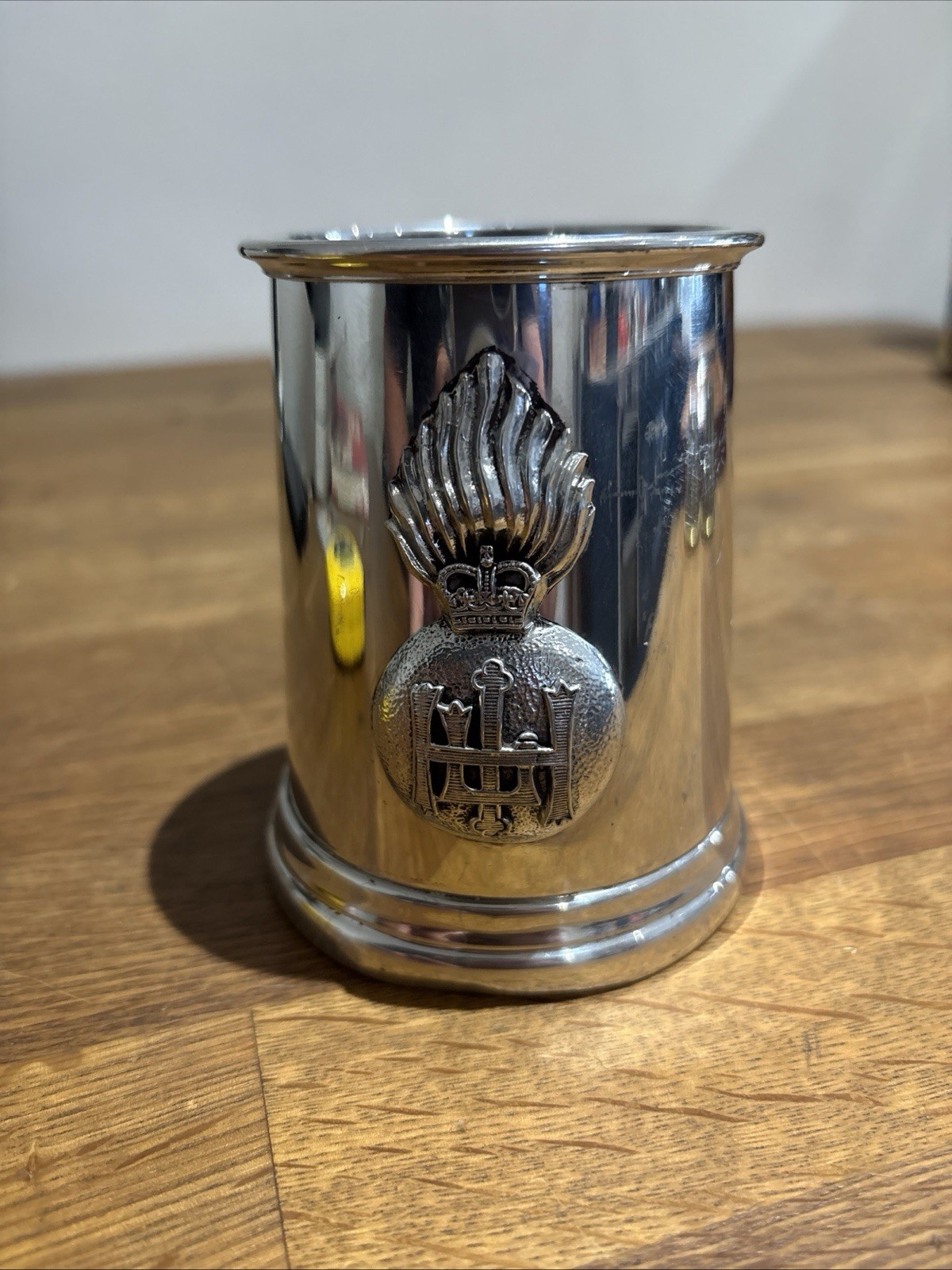 Vintage Royal Highland Fusiliers Tankard, British Pewter