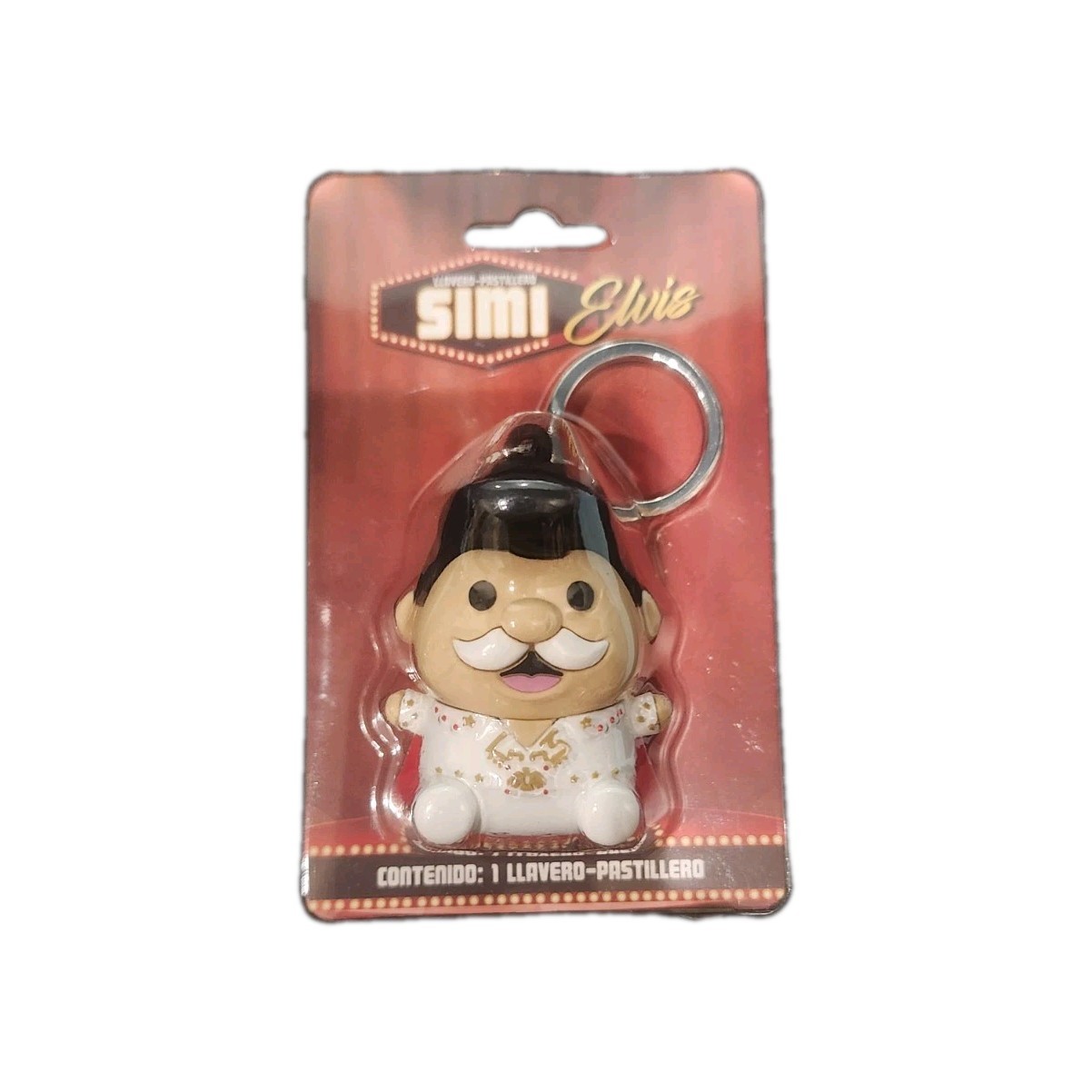 Dr Simi ELVIS pastillero llavero
