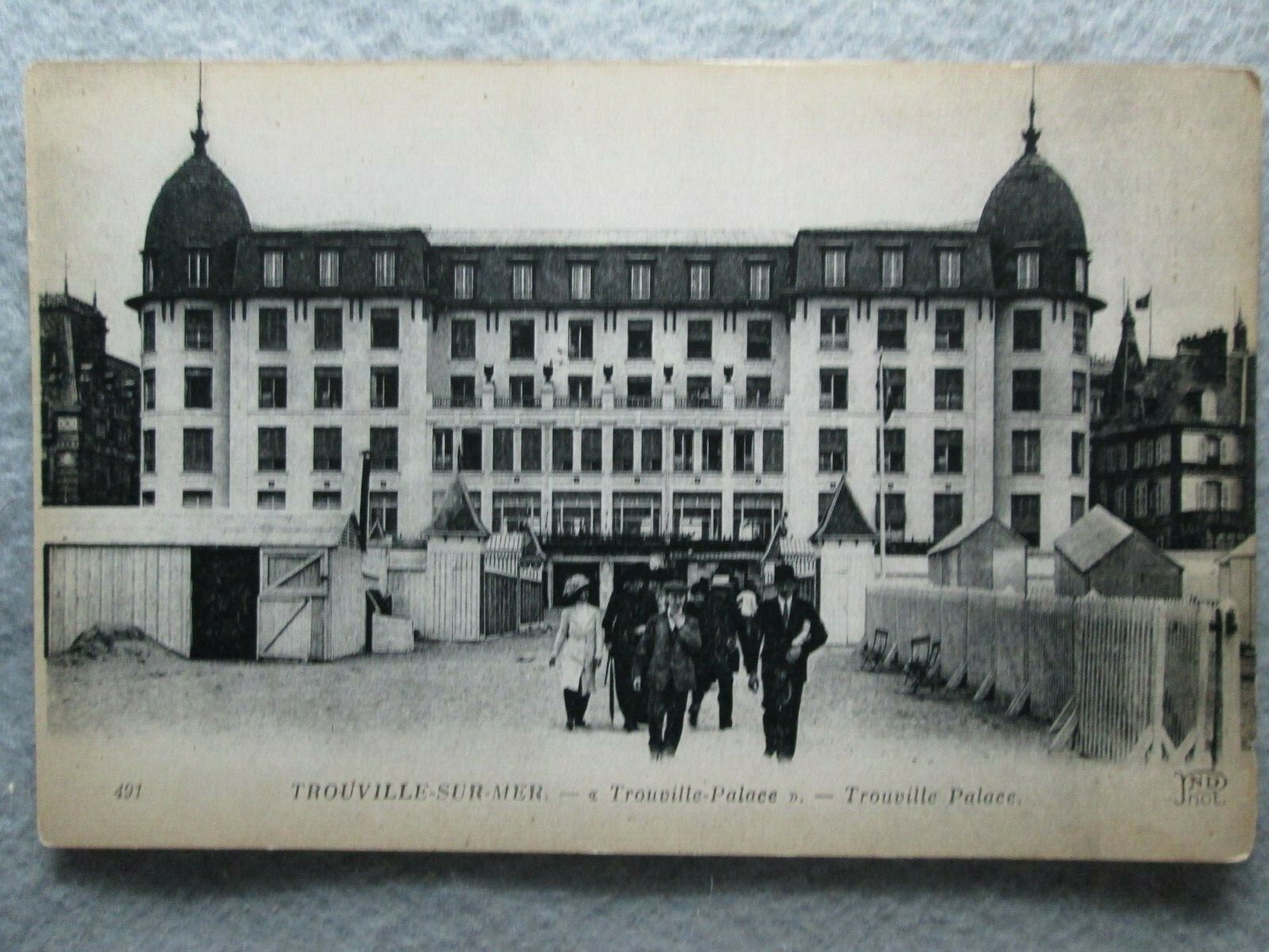 Vintage Trouville Palace, Normandy Region, France Photo Postcard