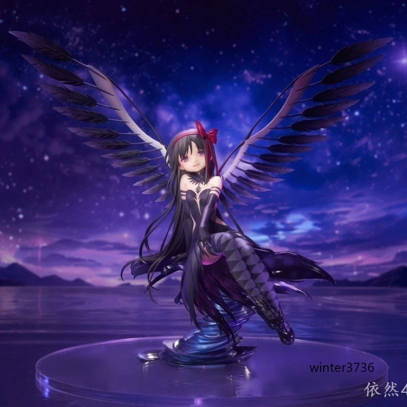 Puella Magi Madoka Magica Game Akemi Homura 30CM PVC Figure Model Boxed Gift