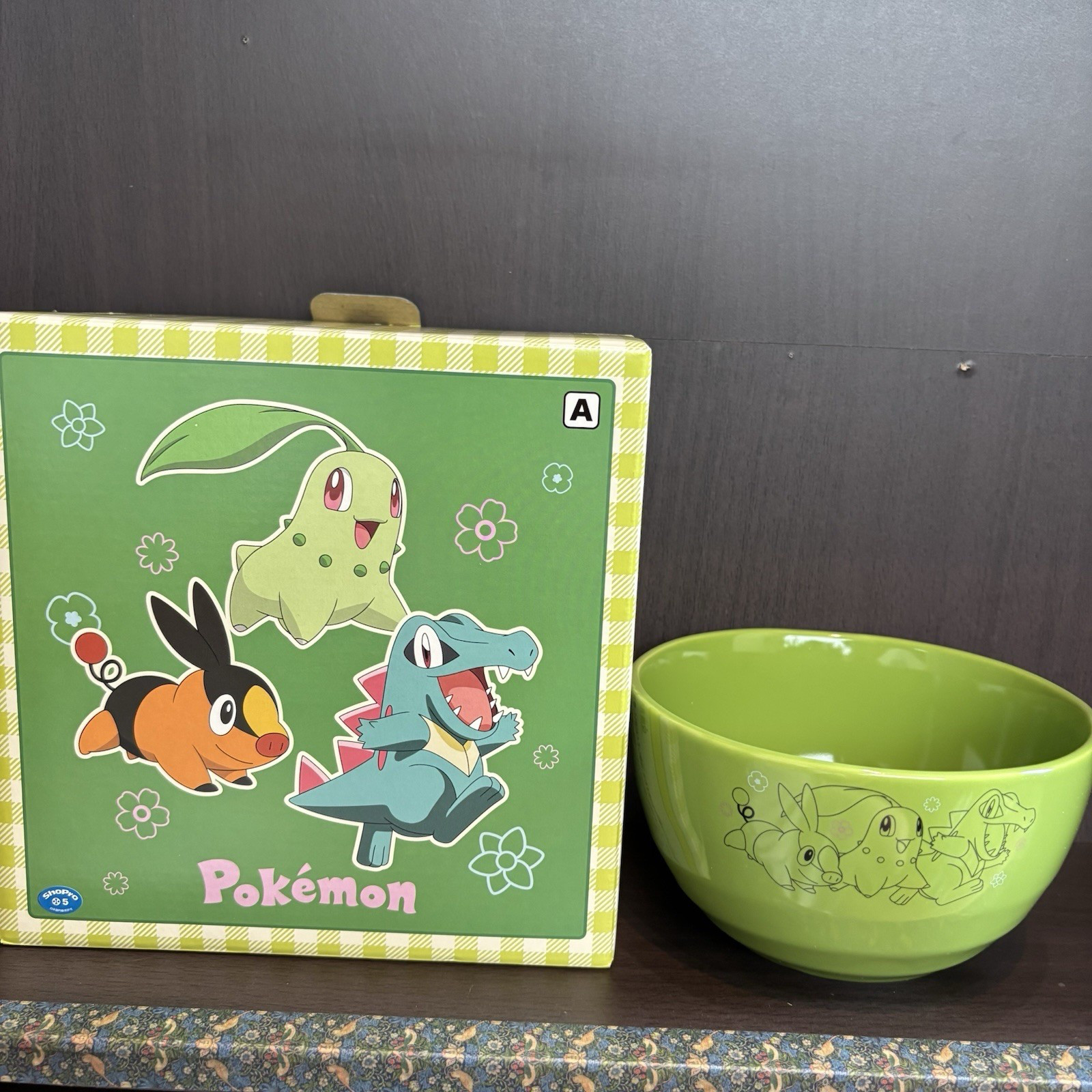 Pokemon Bowl Chikorita Tepig Totodile Bandai Spirits Made in Japan New