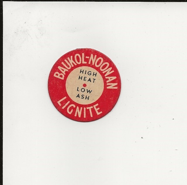 A BAUKOL-NOONAN COAL CO SCATTER TAG \ A BAUKOL-NOONAN COAL CO SCATTER TAG \