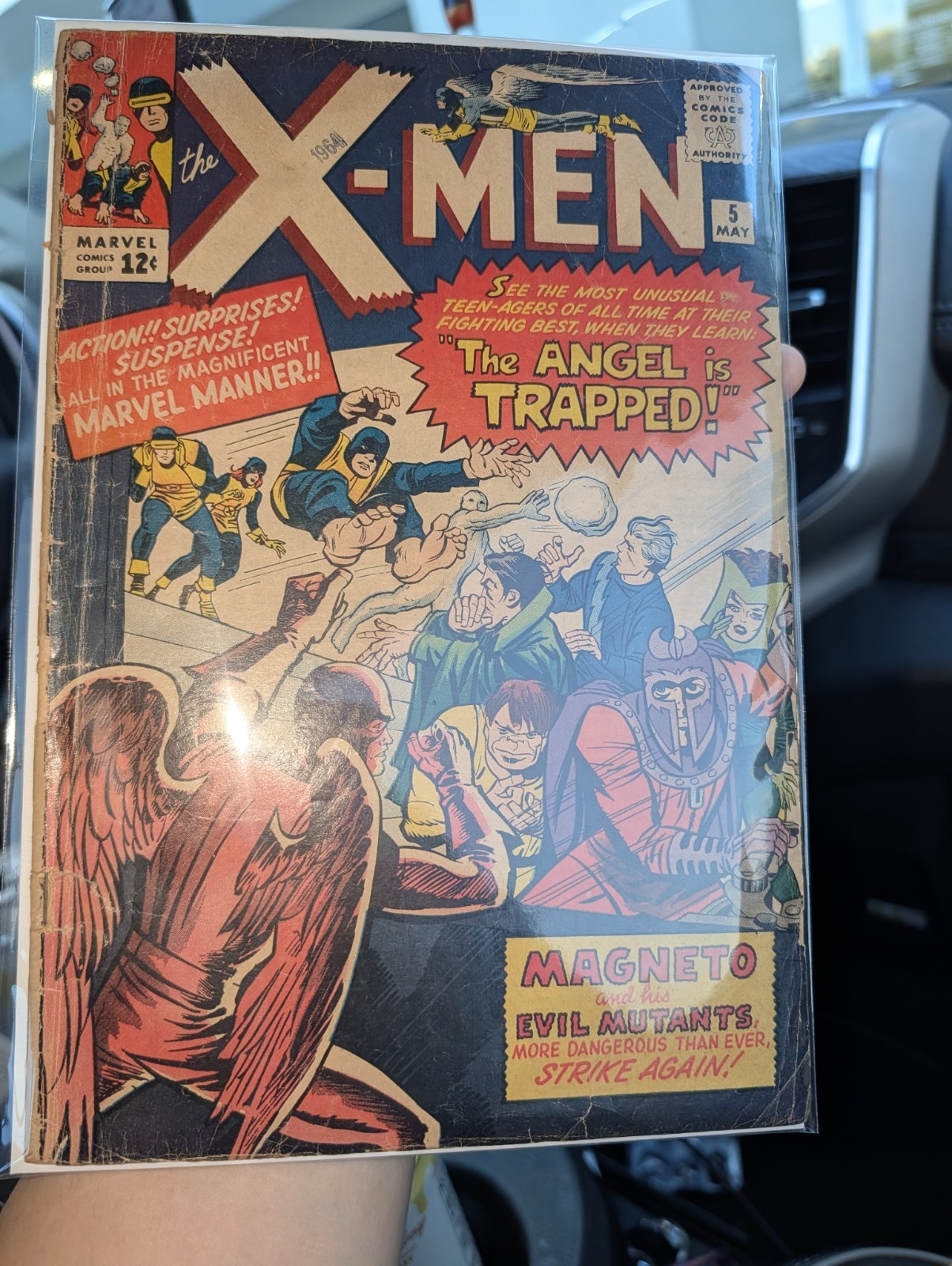 OG X-Men #5 3rd Appearance Magneto 2nd Scarlet Witch Quicksilver 1964 Silver Age