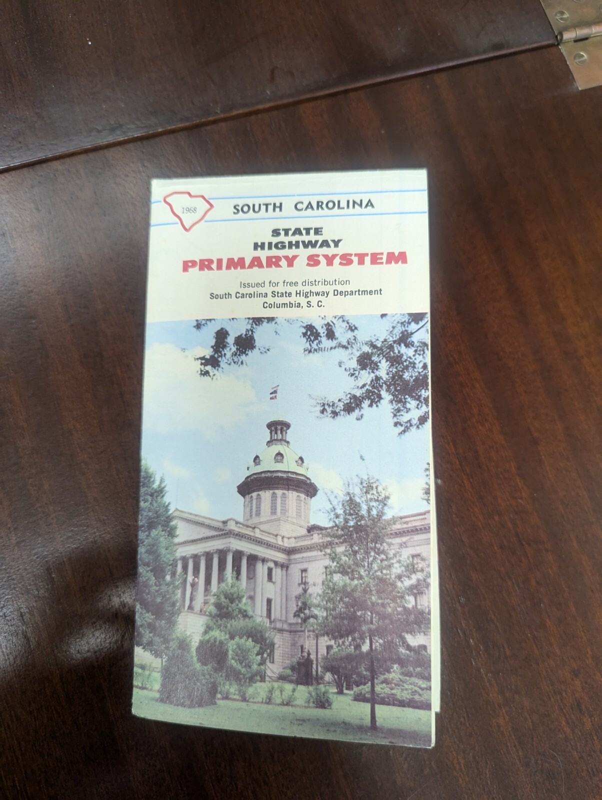 1968 South Carolina State Highway Primary System Map Photos Vintage