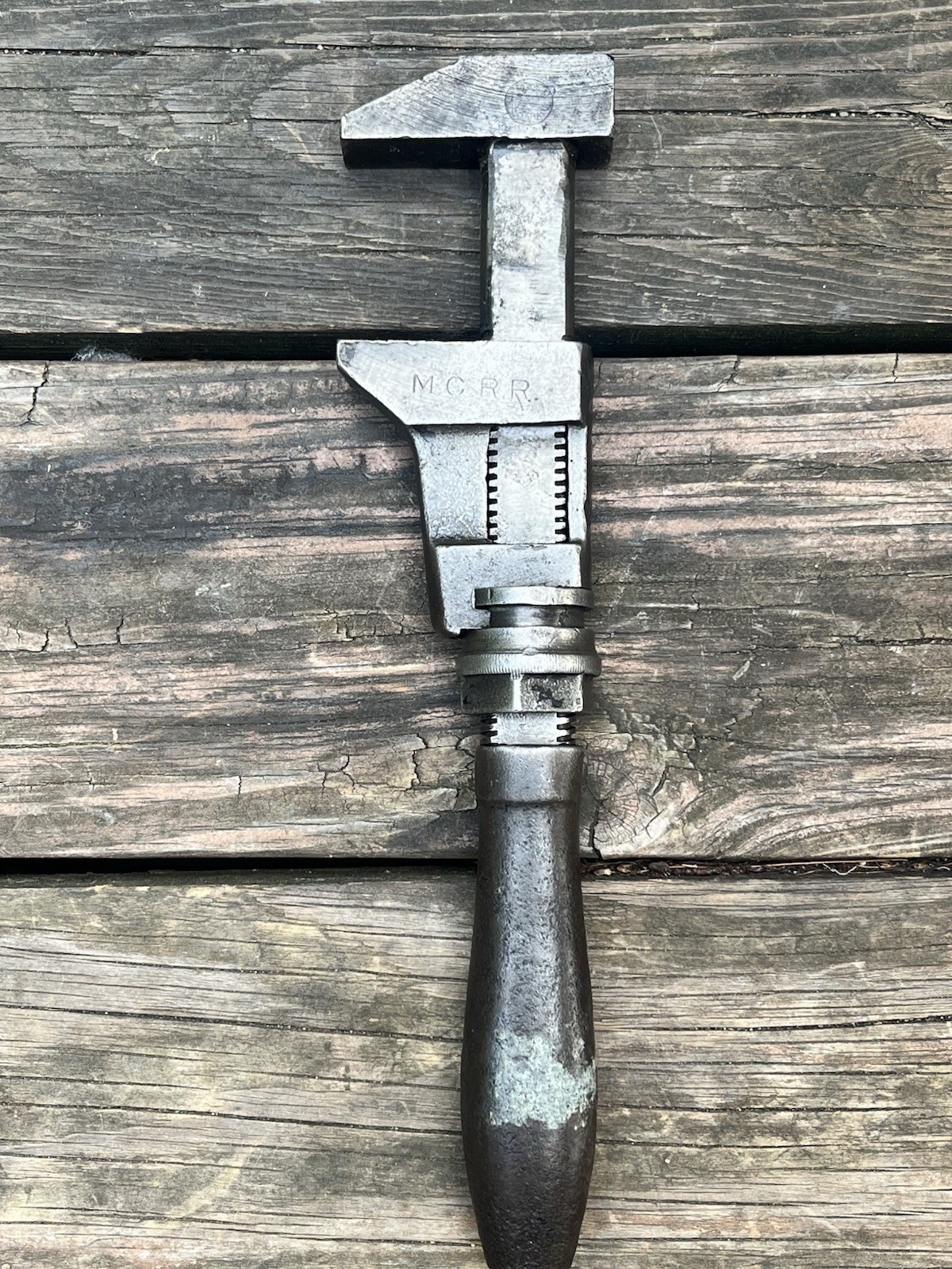 Early Bemis & Call Michigan Central Railroad Adjustable Wrench Vintage Tool MCRR