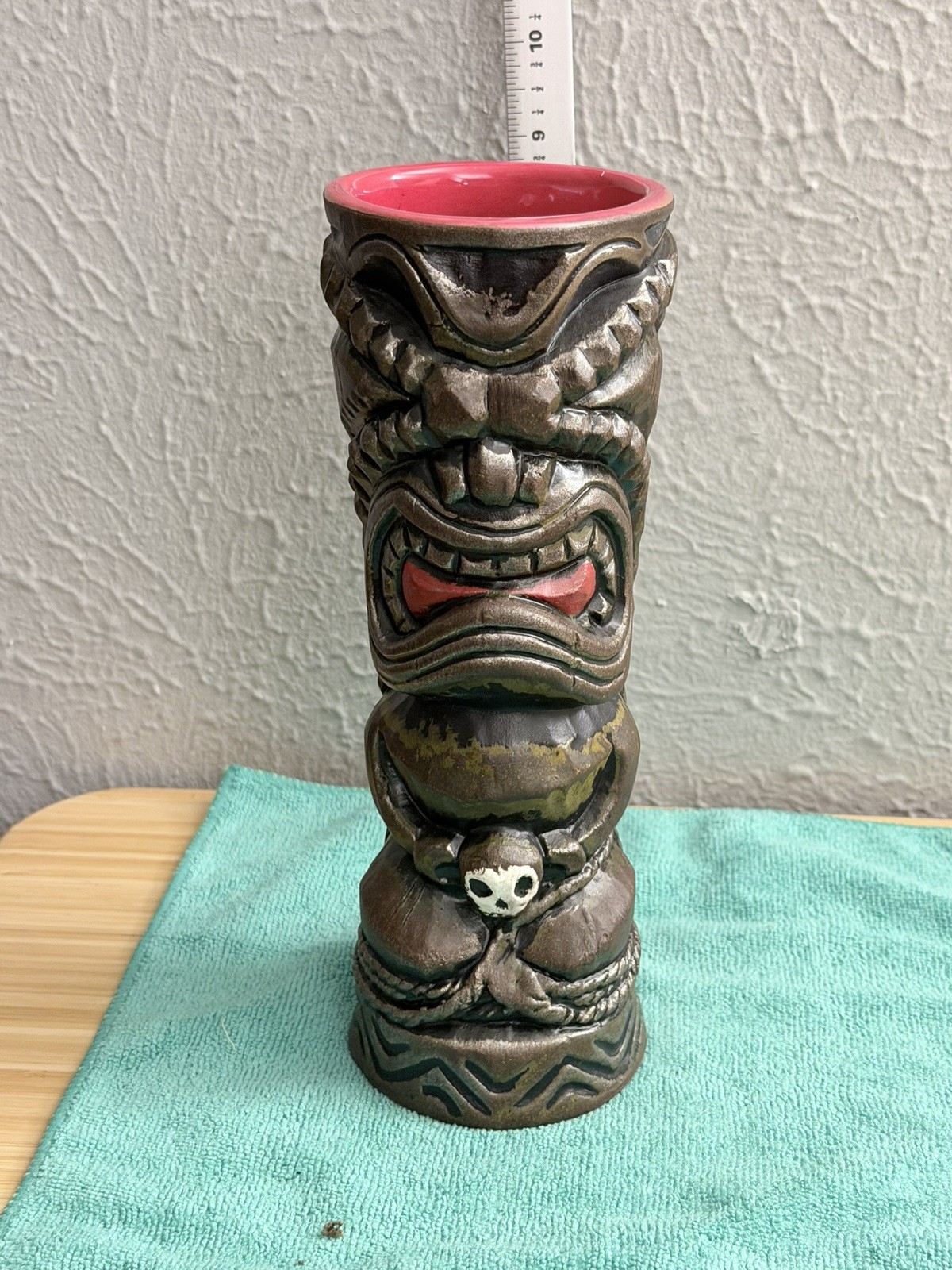 Skull Hunter Three Dots and a Dash Tiki Mug By Tiki Diablo Skull Hunter Three Dots and a Dash Tiki Mug By Tiki Diablo