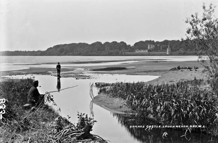 Shane\'s Castle, Lough Neagh, Co. Antrim c1900 Ireland OLD PHOTO