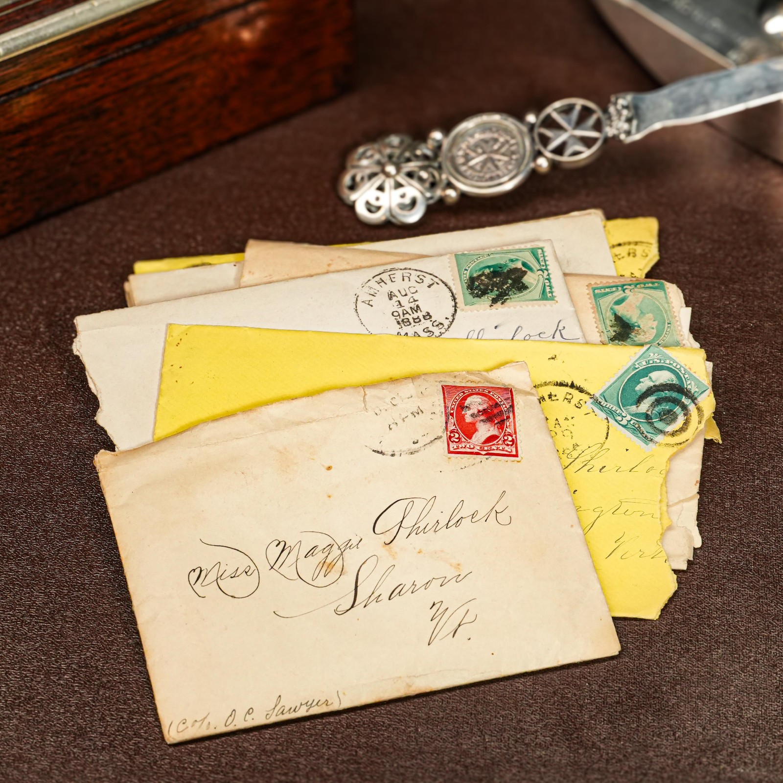 Collection Handwritten Antique Victorian Letters Correspondence Mail Ephemera