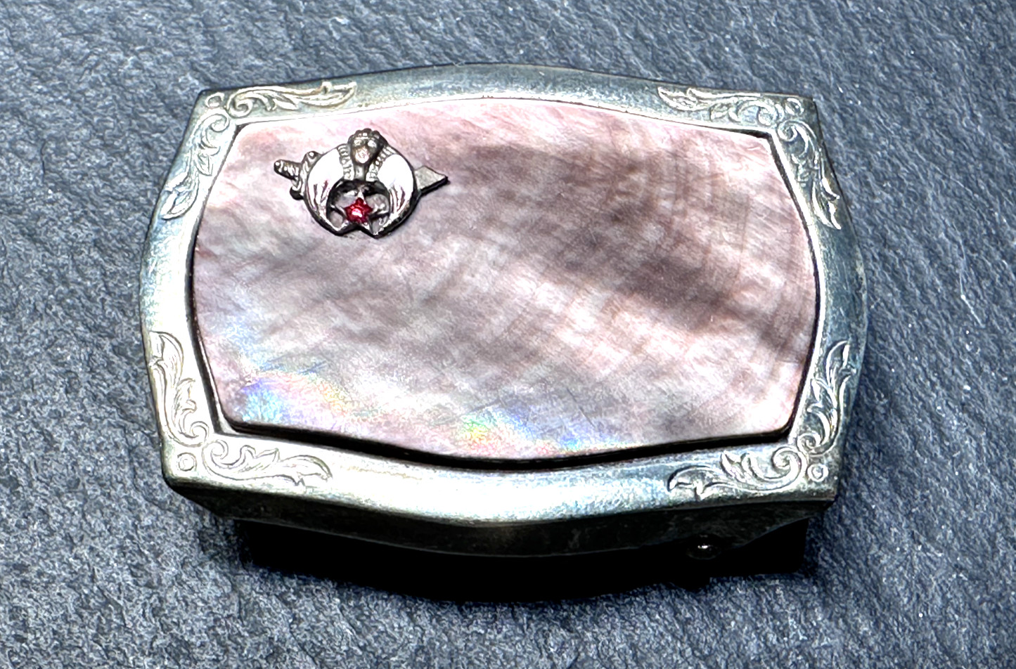 SHRINERS INTERNATIONAL MOTHER OF PEARL 1.75\