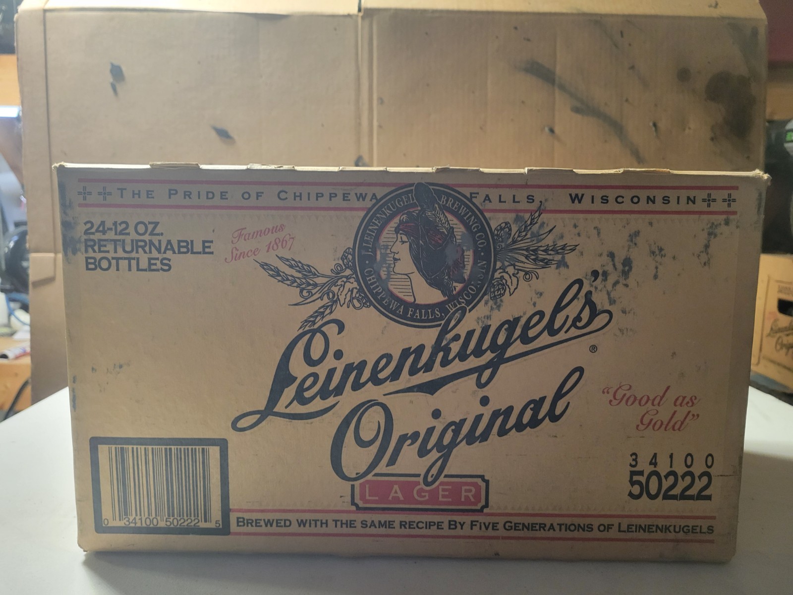Leinenkugel's Beer Case holds 24 bottles