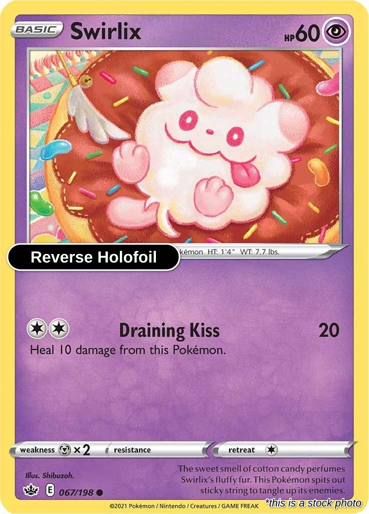 Swirlix : SWSH06 Reverse Holofoil - 067/198 Lightly Played