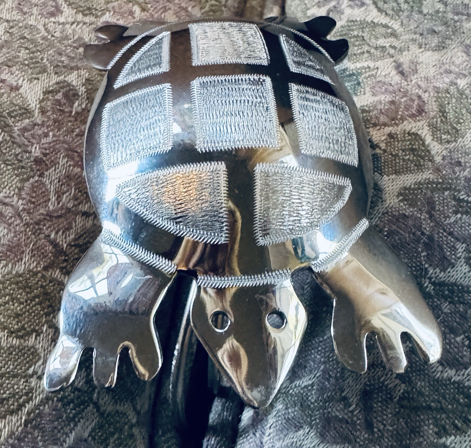 Vintage Silverplate Turtle Napkin Ring – Mid Century Figural Table Decor