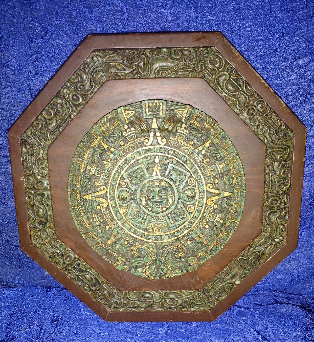 Vintage El Arte Azteca Mayan/Aztec Mexican Wall Plaque Vintage El Arte Azteca Mayan/Aztec Mexican Wall Plaque